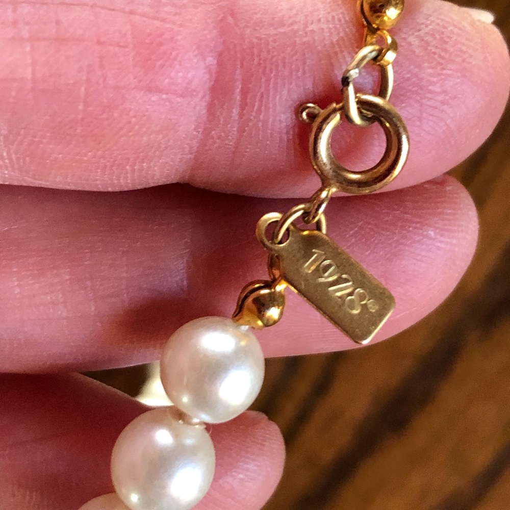 Three strands pearls 53” 28” and 20” Marvella and 1928 brand - Picture 5 of 7